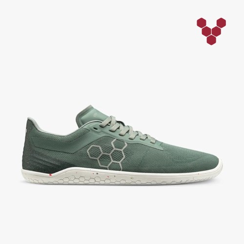 Vivobarefoot Geo Racer II Grønn Joggesko Herre [3-SRIM]